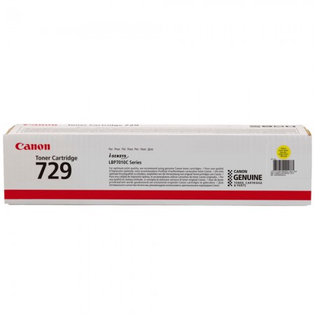 Canon CRG-729Y Sarı Orjinal Toner Canon CRG-729Y Sarı Orjinal Toner