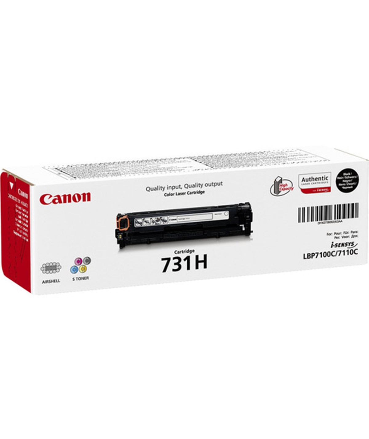 Canon CRG-731HBK Siyah Orjinal Toner 