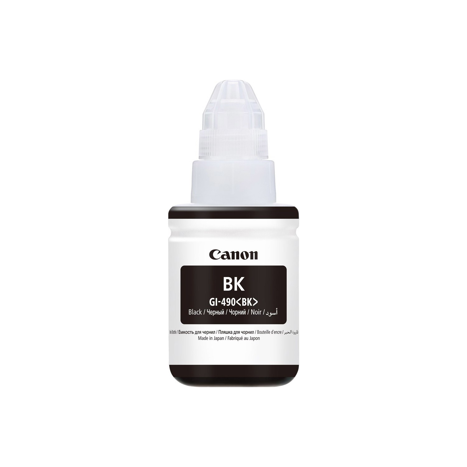 Canon GI-490BK  Kutusuz Siyah Orjinal Mürekkep