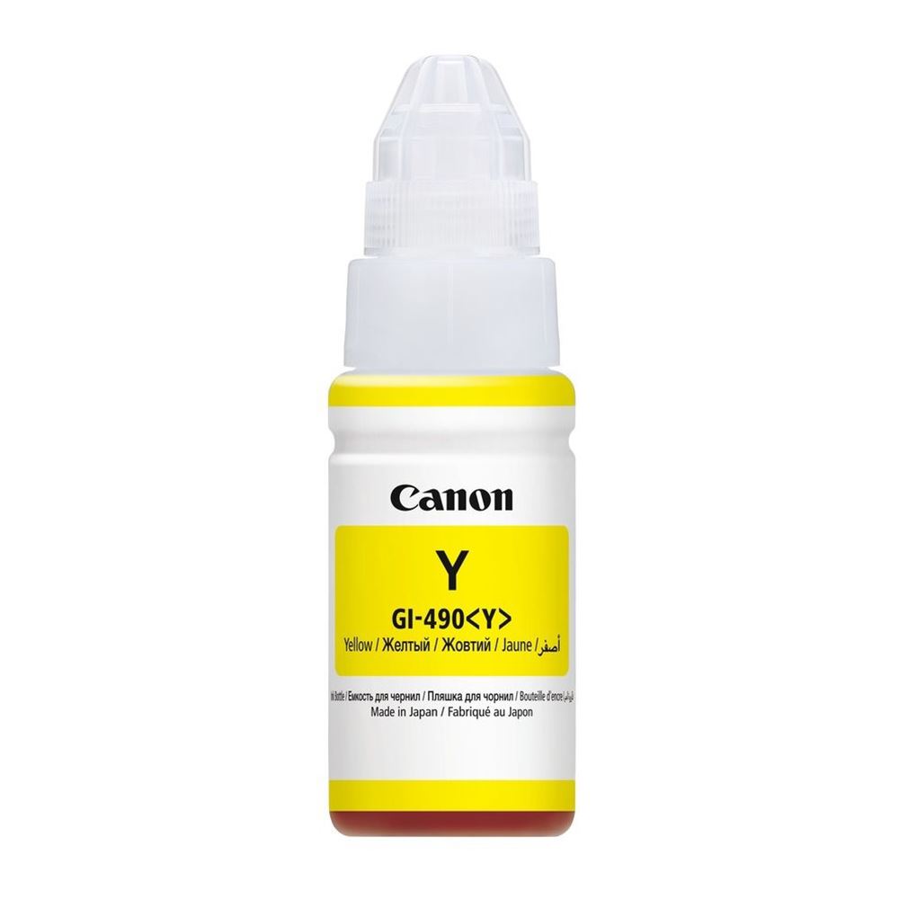 Canon GI-490Y Kutusuz Sarı Orjinal Mürekkep