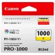 Canon PFI-1000 Orjinal Sarı Mürekkep Kartuş Canon PFI-1000 Orjinal Sarı Mürekkep Kartuş