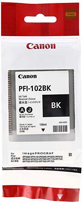 Canon PFI-102BK Siyah Orjinal Kartuş