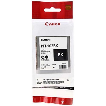 Canon PFI-102BK Siyah Orjinal Kartuş Canon PFI-102BK Siyah Orjinal Kartuş