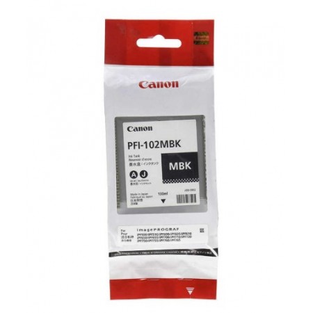 Canon PFI-102MBK Mat Siyah Orjinal Kartuş Canon PFI-102MBK Mat Siyah Orjinal Kartuş