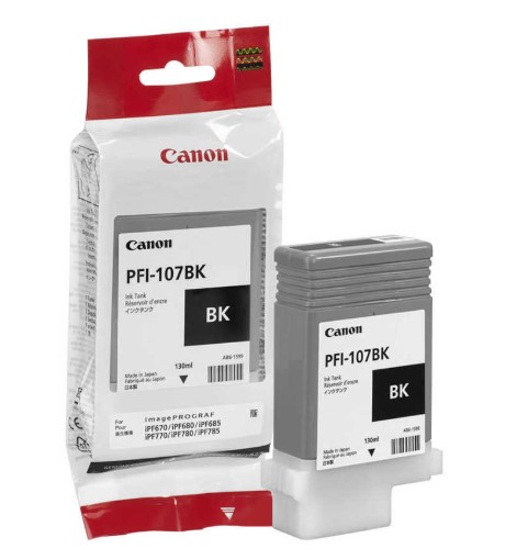 Canon PFI-107BK Siyah Orjinal Kartuş