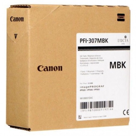 Canon PFI-307MBK Mat Siyah Orjinal Kartuş Canon PFI-307MBK Mat Siyah Orjinal Kartuş