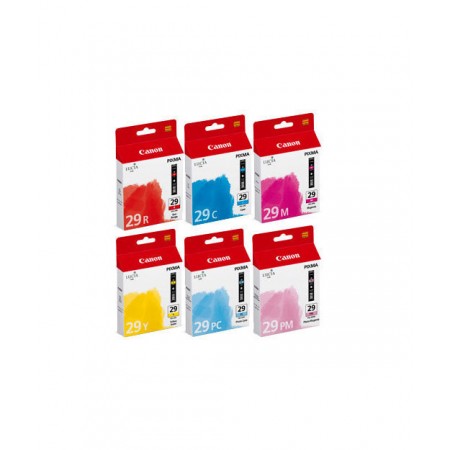Canon PGI-29 Orjinal CMY-PC-PM-Red Multi Paket Mürekkep Kartuş Mürekkep Kartuş Canon PGI-29 Orjinal CMY-PC-PM-Red Multi Paket Mürekkep Kartuş Mürekkep Kartuş
