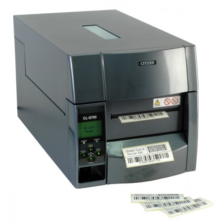 Citizen CL-S703 300dpi Direkt Termal + Termal TransferEndüstriyel Barkod/Etiket Yazıcı Citizen CL-S703 300dpi Direkt Termal + Termal TransferEndüstriyel Barkod/Etiket Yazıcı