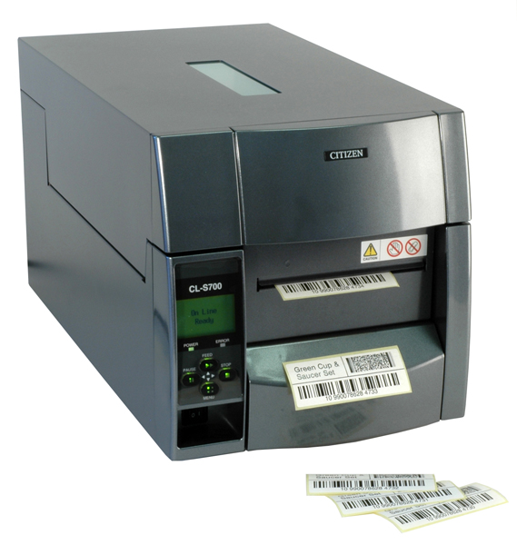 Citizen CL-S703 300dpi Direkt Termal + Termal TransferEndüstriyel Barkod/Etiket Yazıcı