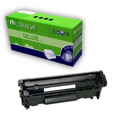 CORALJET HP Q2612A MUADİL SİYAH RENK TONER CORALJET HP Q2612A MUADİL SİYAH RENK TONER