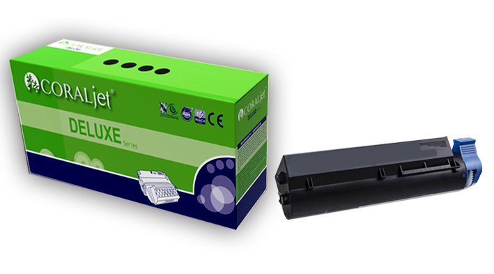 CORALJET  OKI B432 MUADİL SİYAH RENK TONER