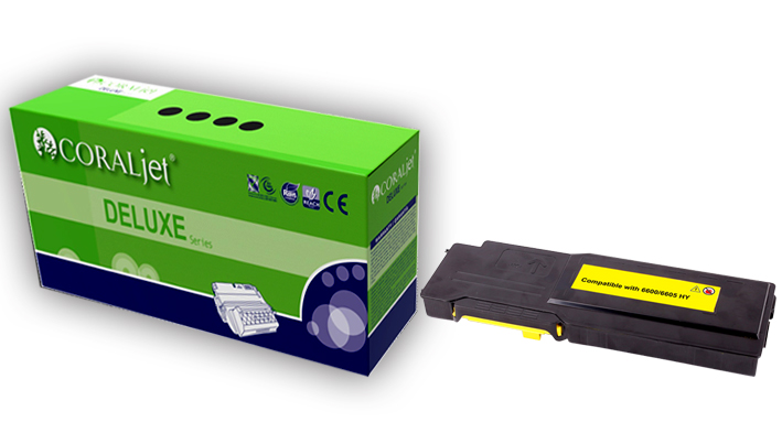 CORALJET  XEROX 6605HYL MUADİL SARI RENK TONER