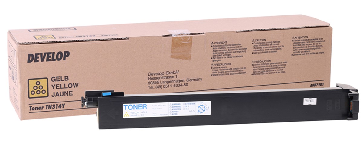 Develop TN-314 Orjinal Sarı Toner Ineo
