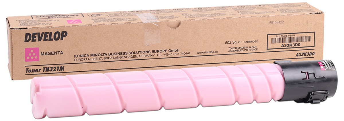 Develop TN321M Orjinal Kırmızı Toner İneo