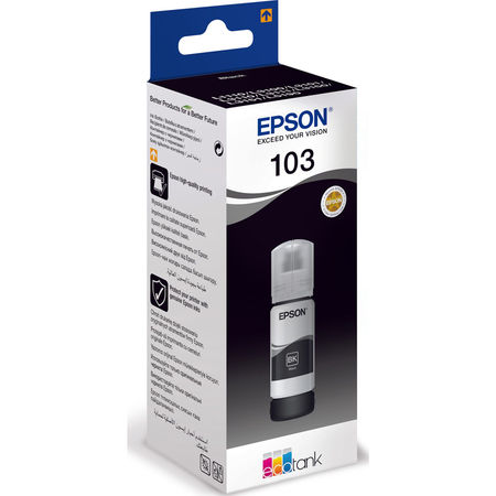 Epson (103) C13T00S14A Siyah Orjinal Mürekkep