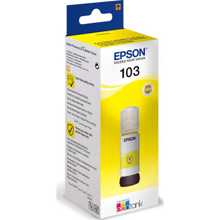 Epson (103) C13T00S44A Sarı Orjinal Mürekkep