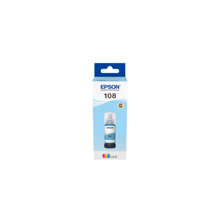 Epson 108 Açık Mavi Orjinal Mürekkep