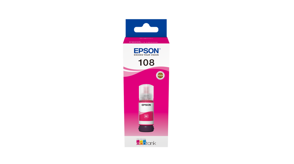 Epson 108 Kırmızı Orjinal Mürekkep