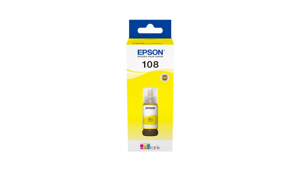 Epson 108 Sarı Orjinal Mürekkep