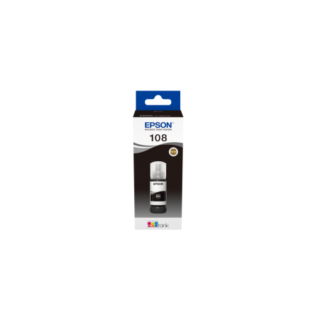 Epson 108 Siyah Orjinal Mürekkep