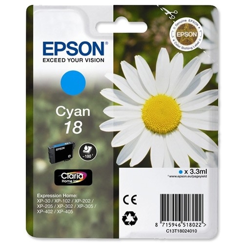 Epson (18) T18024020 Mavi Orjinal Kartuş