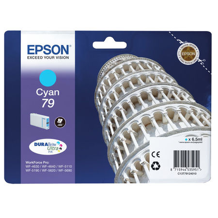 Epson (79-T7912) C13T79124010 Mavi Orjinal Kartuş