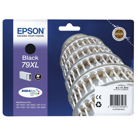 Epson (79XL-T7901) C13T79014010 Siyah Orjinal Kartuş Yüksek Kapasiteli