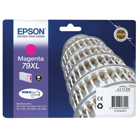 Epson (79XL-T7903) C13T79034010 Kırmızı Orjinal Kartuş Yüksek Kapasiteli