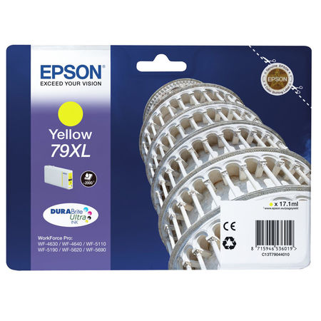 Epson (79XL-T7904) C13T79044010 Sarı Orjinal Kartuş Yüksek Kapasiteli