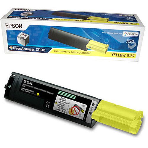 Epson C13S050187 CX11 Yüksek Kapasite Sarı Orjinal Toner