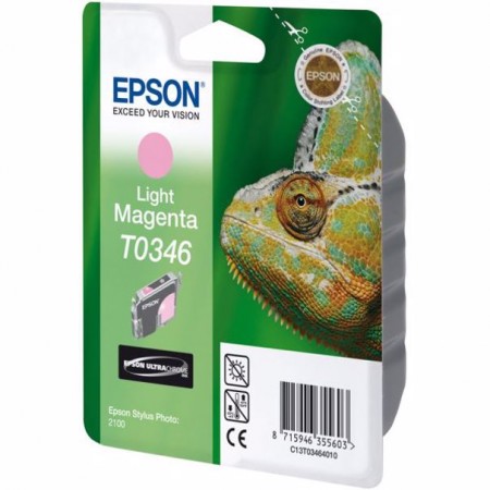 Epson C13T034640 (T0346) Açık Kırmızı Orjinal Kartuş Epson C13T034640 (T0346) Açık Kırmızı Orjinal Kartuş