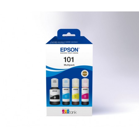 Epson C13T03V64A T101 EcoTank Multipack Mürekkep Seti Epson C13T03V64A T101 EcoTank Multipack Mürekkep Seti