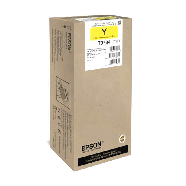 Epson C13T973400 (T9734) XL Sarı Orjinal Kartuş - WF-C869 Serisi