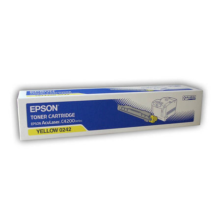 Epson (C4200) C13S050242 Sarı Orjinal Toner