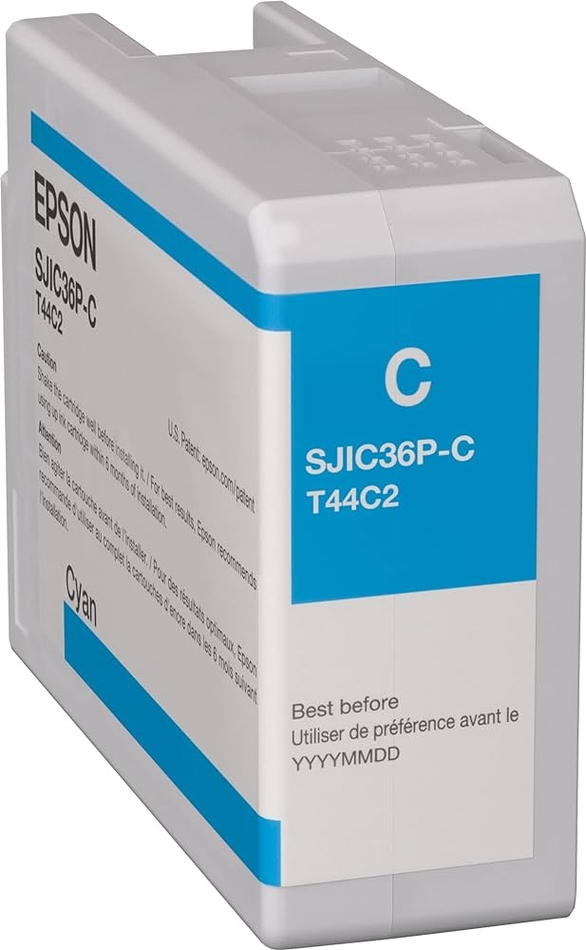 Epson SJIC36P-C T44C2 C6500 C6000 Mavi Orjinal Kartuş