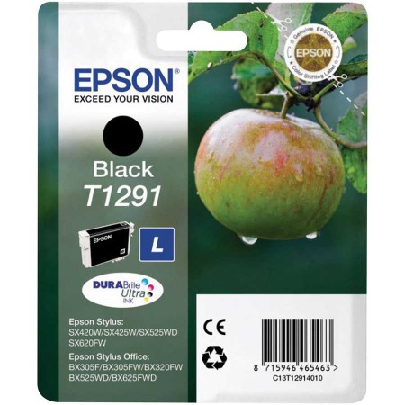 Epson T1291 C13T12914020 Siyah Orjinal Kartuş Epson T1291 C13T12914020 Siyah Orjinal Kartuş