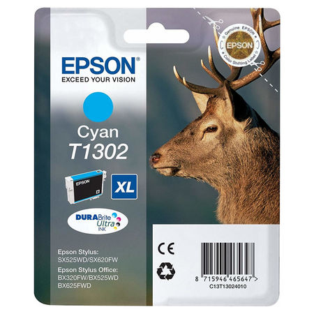 Epson (T1302) C13T13024020 Mavi Orjinal Kartuş