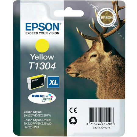 Epson (T1304) C13T13044020 Sarı Orjinal Kartuş