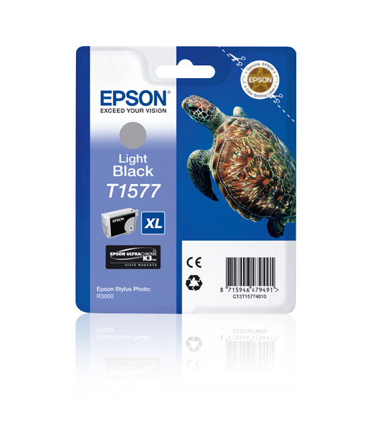 Epson (T1577) C13T15774010 Açık Siyah Orjinal Kartuş