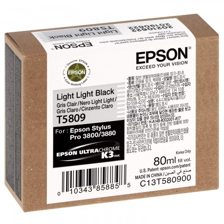 Epson T5809 Açık Açık Siyah Orjinal Kartuş Epson T5809 Açık Açık Siyah Orjinal Kartuş