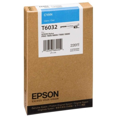 Epson T6032 C13T603200 (Cyan) Orjinal Kartuş Epson T6032 C13T603200 (Cyan) Orjinal Kartuş