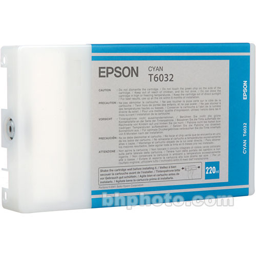Epson T6032 C13T603200 Kutusuz (Cyan) Orjinal Kartuş