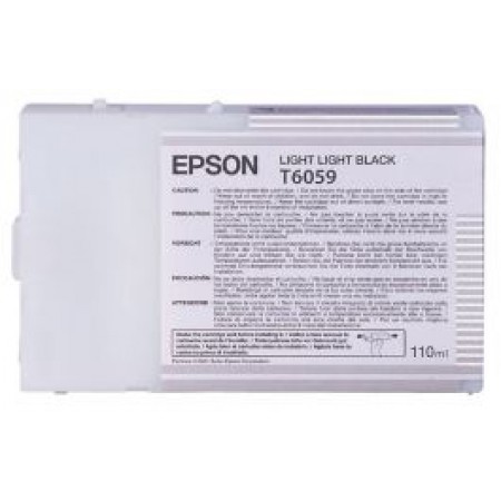 Epson (T6059) C13T605900 Duble Açık Siyah Orjinal Kartuş Epson (T6059) C13T605900 Duble Açık Siyah Orjinal Kartuş