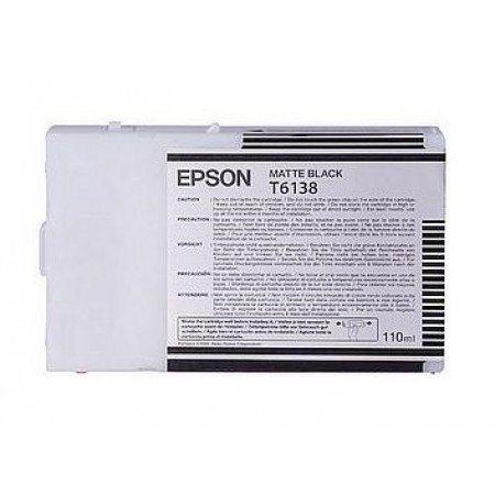 Epson (T6138) C13T613800 Mat Siyah Orjinal Kutusuz Kartuş Epson (T6138) C13T613800 Mat Siyah Orjinal Kutusuz Kartuş