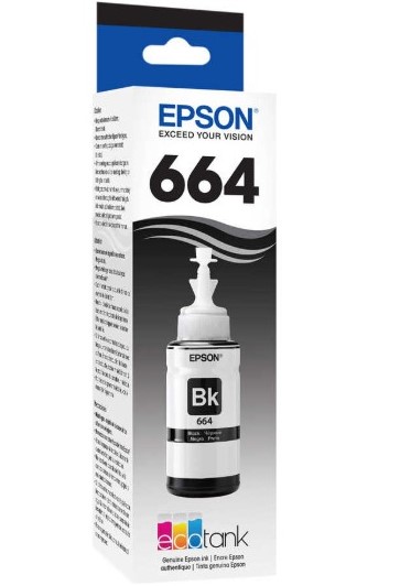 Epson T6641 Siyah Orjinal Mürekkep