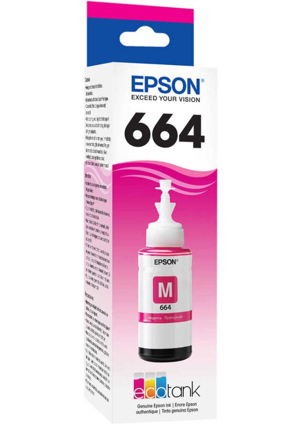 Epson T6643 Kırmızı Orjinal Mürekkep