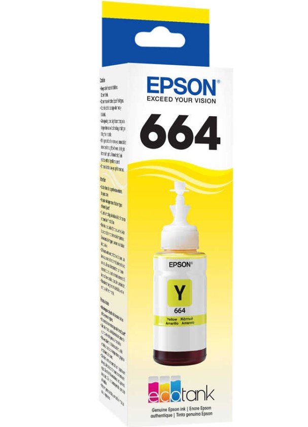 Epson T6644 Sarı Orjinal Mürekkep