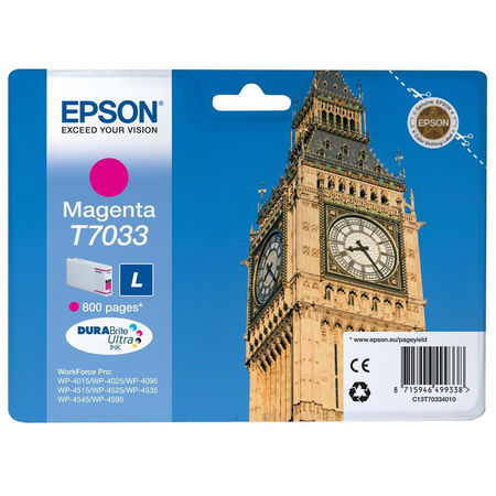 Epson (T7033) C13T70334010 Kırmızı Orjinal Kartuş