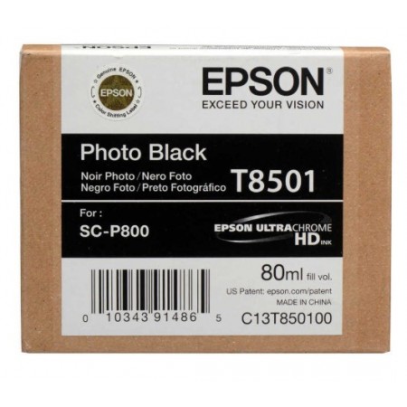 Epson T8501 Foto Siyah Orijinal Kartuş Epson T8501 Foto Siyah Orijinal Kartuş