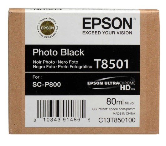 Epson T8501 Foto Siyah Orijinal Kartuş 